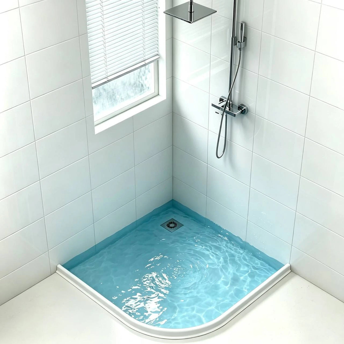 Barrière d’eau pour espace douche | حاجز ماء لمنطقة الاستحمام
