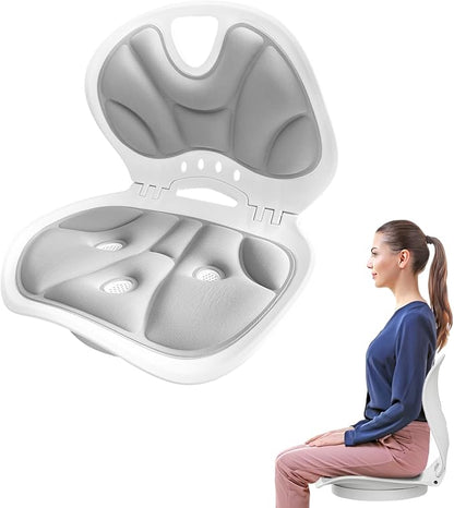Support ergonomique 3-en-1 pour le dos, les lombaires et les hanches