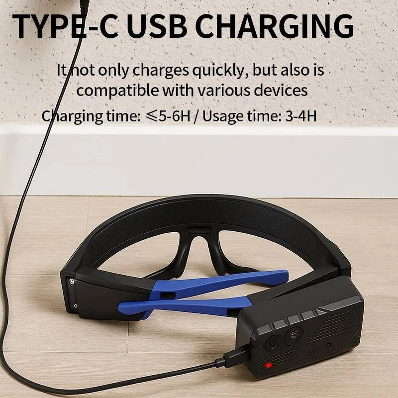 Recharge des lunettes de travail LED | شحن نظارات العمل المضيئة